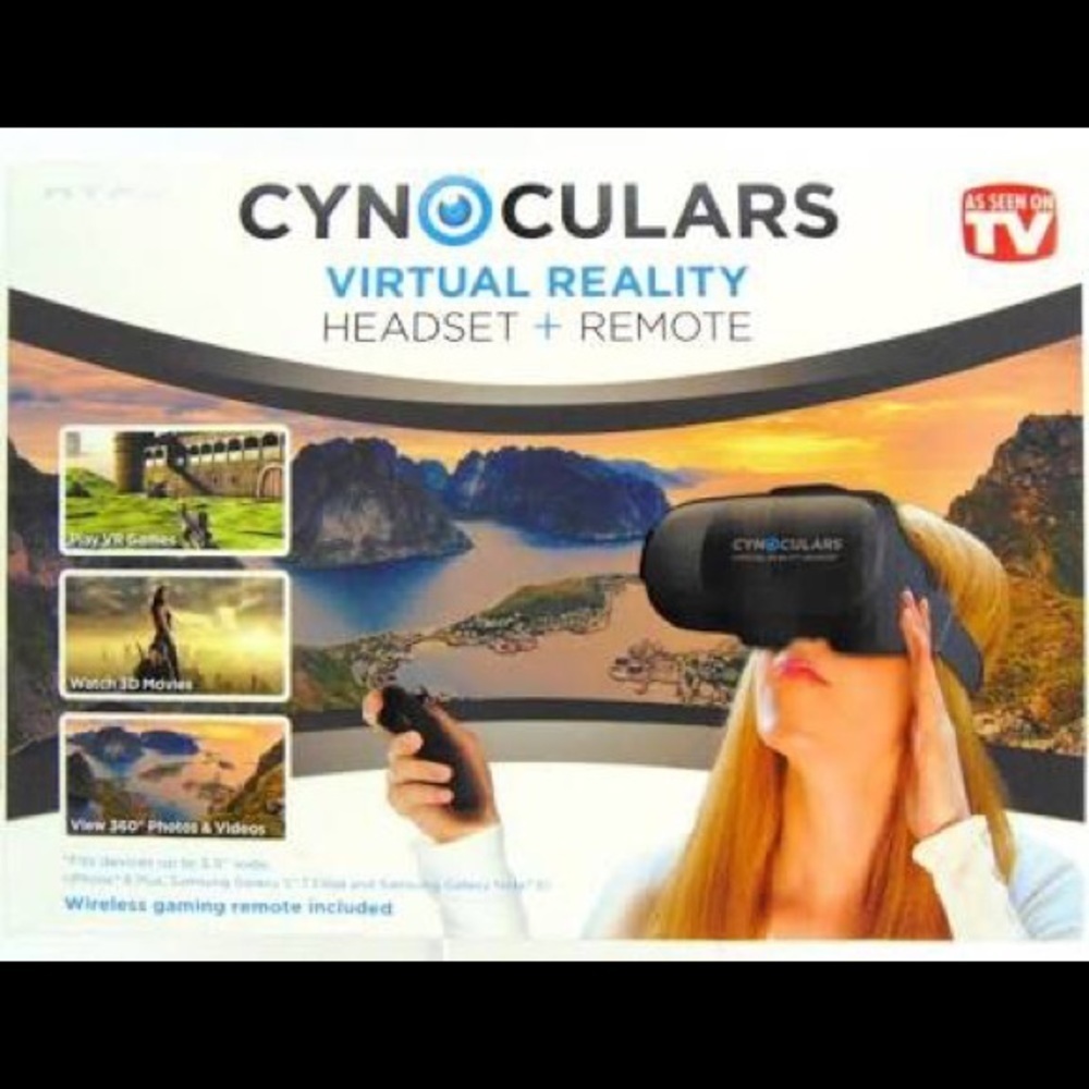 Cynoculars Virtual Reality Headset and Remote NWT